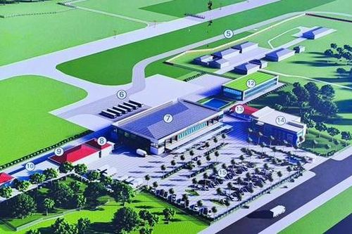 Làm việc xuyên Tết trên công trường Cảng hàng không Cà Mau