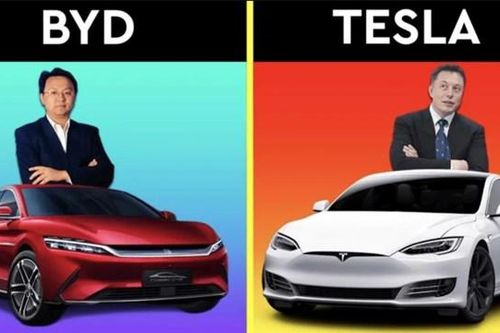 Tesla chính thức mất ngôi vương xe điện vào tay BYD sau hai năm sụt giảm liên tiếp