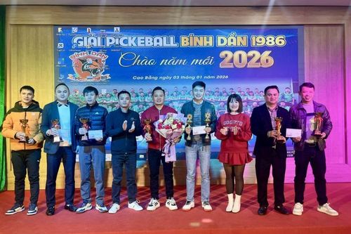 Giải Pickleball Bính Dần 1986 chào năm mới 2026