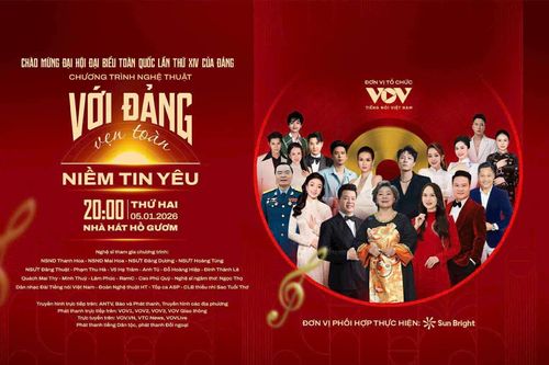 Các ca khúc đi cùng năm tháng trong chương trình Với Đảng vẹn toàn niềm tin yêu