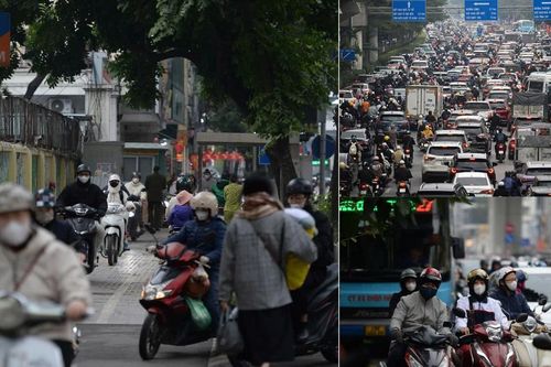 Giao thông Hà Nội ngày đi làm đầu năm 2026