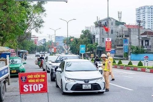 Nghệ An: Phát hiện 426 trường hợp vi phạm nồng độ cồn trong dịp Tết Dương lịch