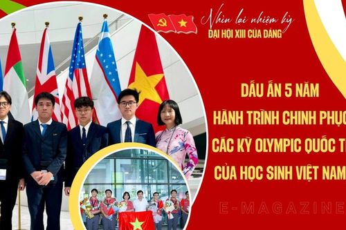 Dấu ấn 5 năm hành trình chinh phục các kỳ Olympic quốc tế của học sinh Việt Nam