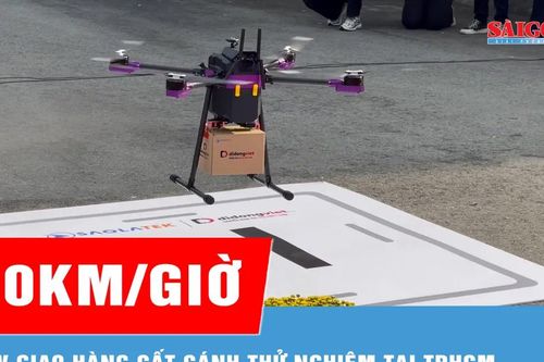 UAV giao hàng cất cánh thử nghiệm tại TPHCM