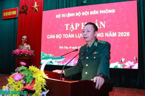 Bộ Tư lệnh Bộ đội Biên phòng khai mạc tập huấn cán bộ toàn lực lượng năm 2026