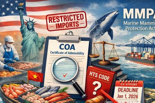 MMPA - 'cửa ải' mới với thủy sản Việt Nam tại thị trường Mỹ
