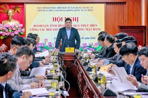 Bí thư Tỉnh ủy Nguyễn Hồng Thái chỉ đạo tập trung tháo gỡ vướng mắc, đẩy nhanh tiến độ dự án Cảng hàng không quốc tế Gia Bình