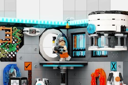 Dự án LEGO Portal 2 Test Chamber Creator vượt mốc 2.000 lượt ủng hộ trên LEGO Ideas