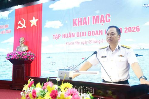Vùng 4 Hải quân tập huấn cán bộ giai đoạn I năm 2026