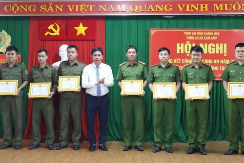 Công an xã Cam Lâm triển khai công tác năm 2026