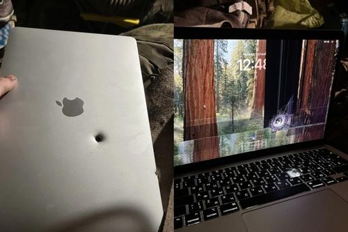 MacBook Air M1 'trúng đạn': Bị hư hỏng nặng nhưng vẫn hoạt động một cách khó tin
