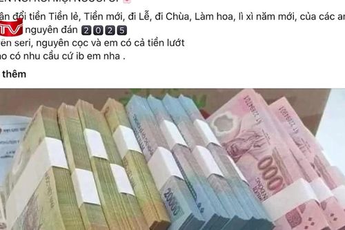 Mất tiền vì đổi tiền mới, tiền lẻ trên mạng