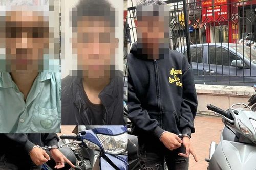Bắt giữ ổ nhóm chuyên trộm cắp xe máy trên địa bàn Hà Nội