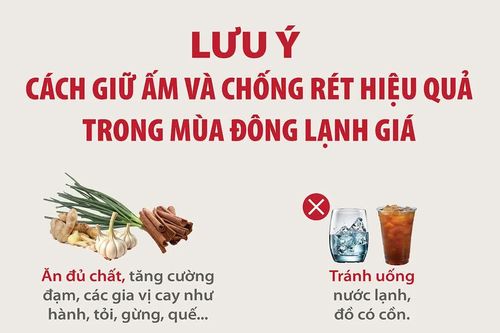 Lưu ý cách giữ ấm và chống rét hiệu quả trong ngày giá rét