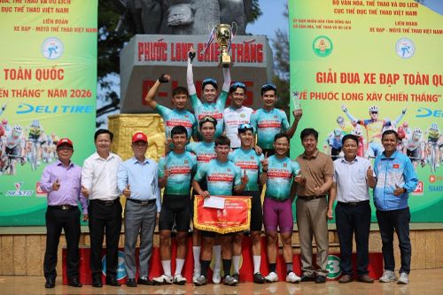 Bế mạc Giải xe đạp toàn quốc 'Về Phước Long xây chiến thắng' năm 2026