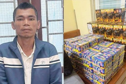 Bắt giữ 3 đối tượng mua bán, tàng trữ hàng trăm kg pháo hoa nổ