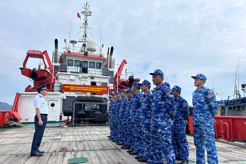 Tàu CSB 9003 (Vùng Cảnh sát biển 4): Duy trì nghiêm chế độ trực SSCĐ