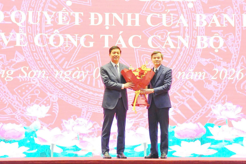 Đồng chí Vũ Hoàng Anh giữ chức Phó bí thư Tỉnh ủy Lạng Sơn