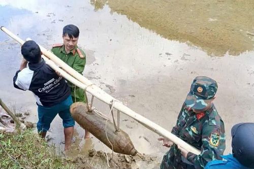 Quảng Ngãi: Thu gom nhiều bom đạn còn sót lại sau chiến tranh