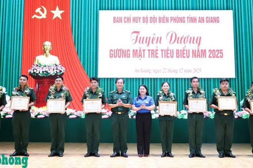 Dấu ấn người sĩ quan Biên phòng trẻ ở tuyến đầu biên giới An Giang