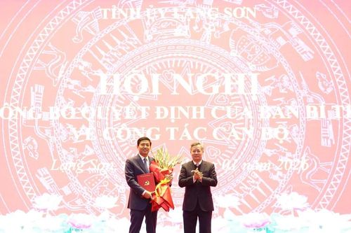 Lạng Sơn có tân Phó Bí thư Tỉnh ủy
