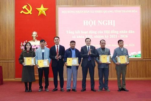 HĐND xã Thiệu Quang tổng kết hoạt động nhiệm kỳ 2021-2026