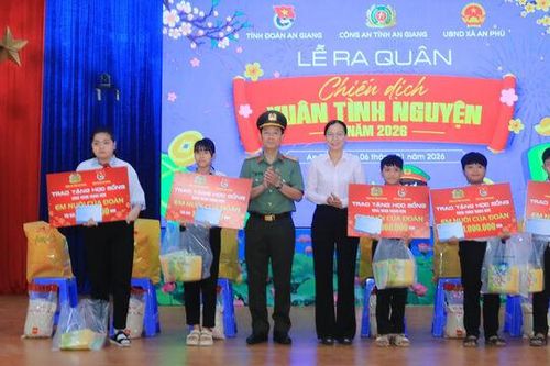 Công an An Giang ra quân 'Xuân tình nguyện' năm 2026