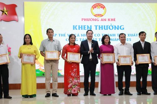 Mặt trận phường An Khê vận động hơn 5 tỷ đồng cho công tác an sinh và cứu trợ
