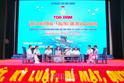 Lữ đoàn 189 tọa đàm 'Tự hào truyền thống - Vững bước làm chủ lòng đại dương'