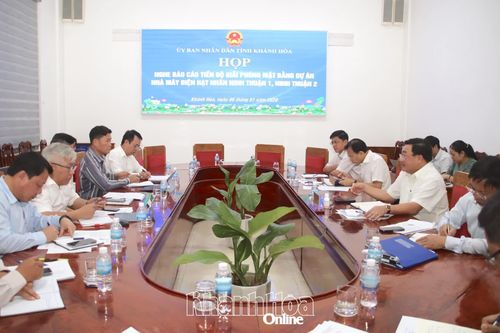 Quyết tâm khởi công xây dựng Khu tái định cư Nhà máy Điện hạt nhân Ninh Thuận 1 trong tháng 1