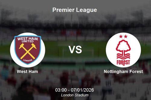 Nhận định West Ham vs Nottingham Forest - Premier League: Cuộc chiến trụ hạng căng thẳng