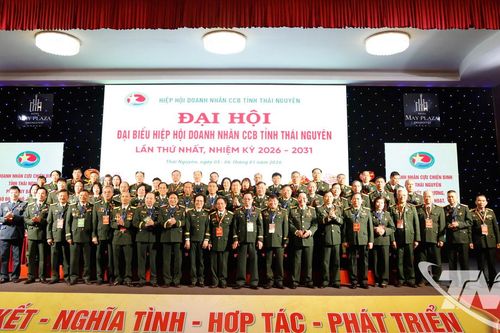 Đại hội đại biểu lần thứ nhất Hiệp hội Doanh nhân cựu chiến binh tỉnh Thái Nguyên
