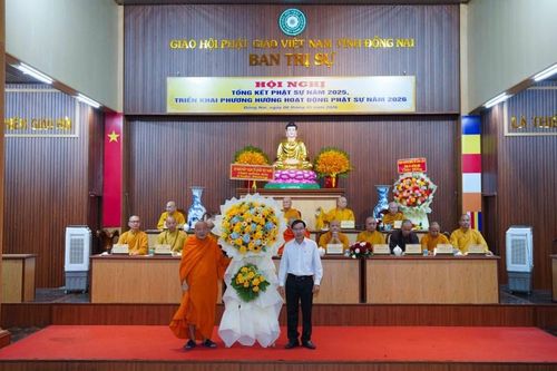 Đồng Nai: Ban Trị sự Phật giáo tỉnh tổng kết Phật sự năm 2025 và chuẩn bị Đại hội đại biểu lần thứ I
