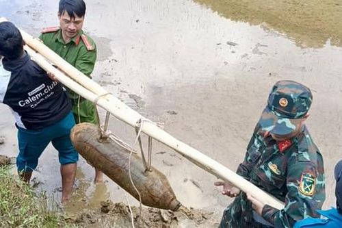 Quảng Ngãi: Kịp thời phát hiện, xử lý quả bom còn sót lại trong chiến tranh