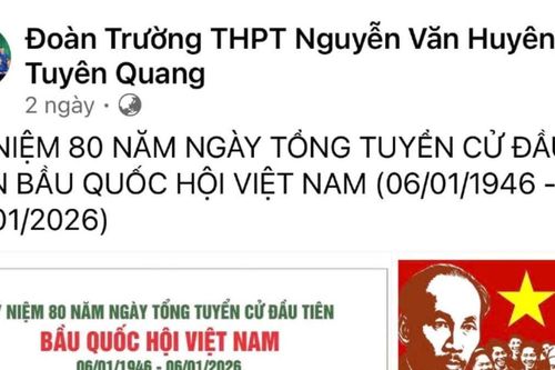 Tuyên truyền ý nghĩa cuộc tổng tuyển cử đầu tiên trong trường học