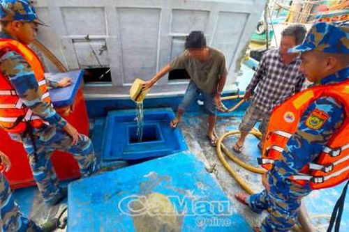 Phát hiện tàu vận chuyển hơn 100.000 lít dầu DO trái phép