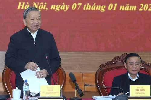 Tổng Bí thư Tô Lâm làm việc với Ban Chính sách, chiến lược Trung ương