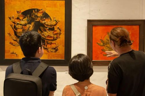 Dấu ấn sơn mài Ngô Thành Nhân - Ký ức vàng son