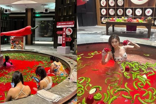 Trào lưu 'tắm lẩu' độc đáo hút du khách tại Trung Quốc