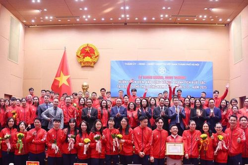 Hà Nội khen thưởng VĐV, HLV đạt thành tích cao tại SEA Games 33