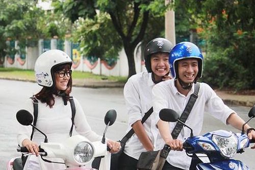Nụ cười người tham gia giao thông