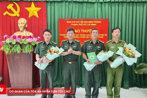 Bộ đội Biên phòng TP.HCM trao thưởng chuyên án ma túy
