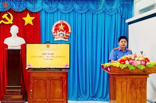 VKSND Khu vực 2 tỉnh Đồng Tháp tổ chức Hội nghị công chức, người lao động