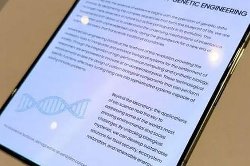 Samsung khoe màn hình trông 'phi thực tế' mà Apple rất mong đợi