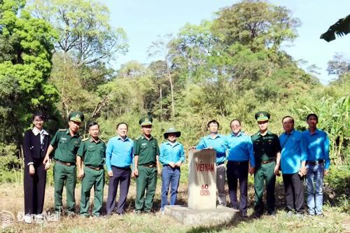 Tuần tra bảo vệ đường biên mốc giới, góp phần bảo vệ an toàn Đại hội Đảng toàn quốc lần thứ XIV