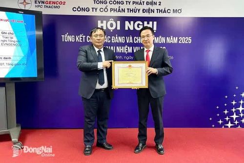 Thủy điện Thác Mơ quyết tâm thực hiện thắng lợi nhiệm vụ năm 2026