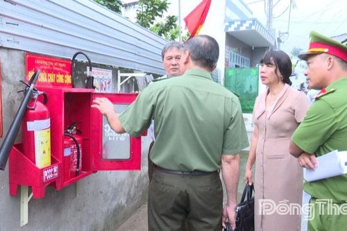 Phường Mỹ Phong: Ra mắt mô hình 'Điểm chữa cháy công cộng'