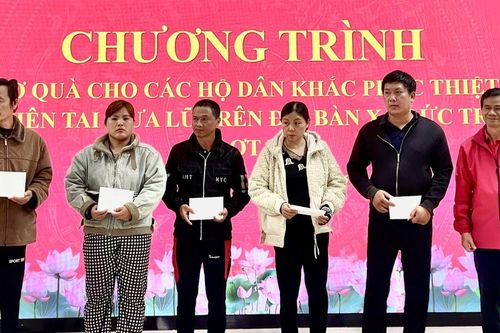 Hơn 640 triệu đồng hỗ trợ người dân bị ảnh hưởng thiên tai tại Đức Trọng