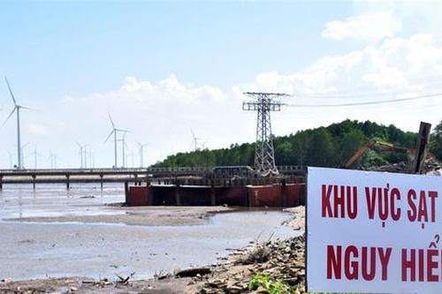 Cà Mau đầu tư 480 tỷ đồng xây kè chống sạt lở sông Gành Hào