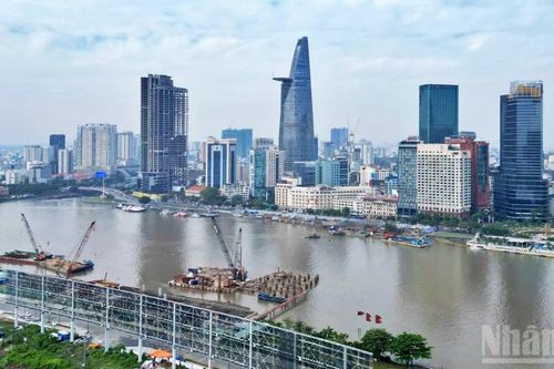 Cầu đi bộ vượt sông Sài Gòn kết nối bến Bạch Đằng với khu đô thị Thủ Thiêm